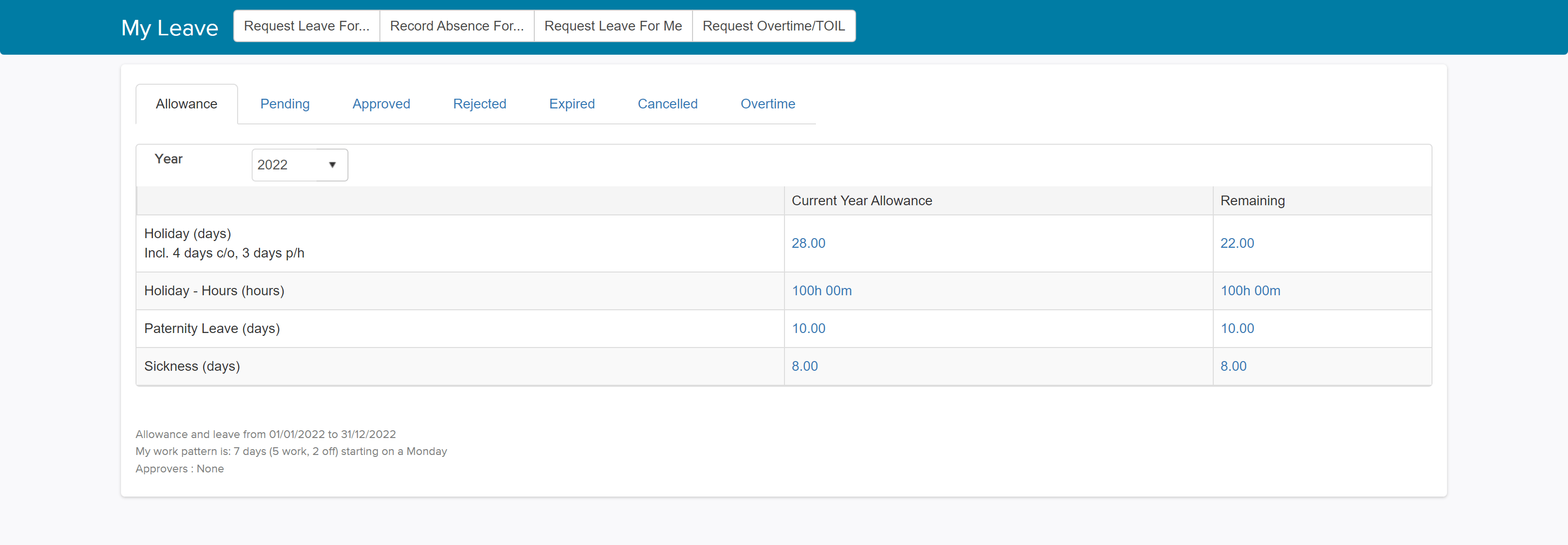 How To Include Public Holidays In The Allowance