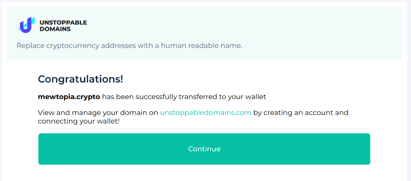 Buy a .crypto Domain with Unstoppable Domains MyEtherWallet Knowledge