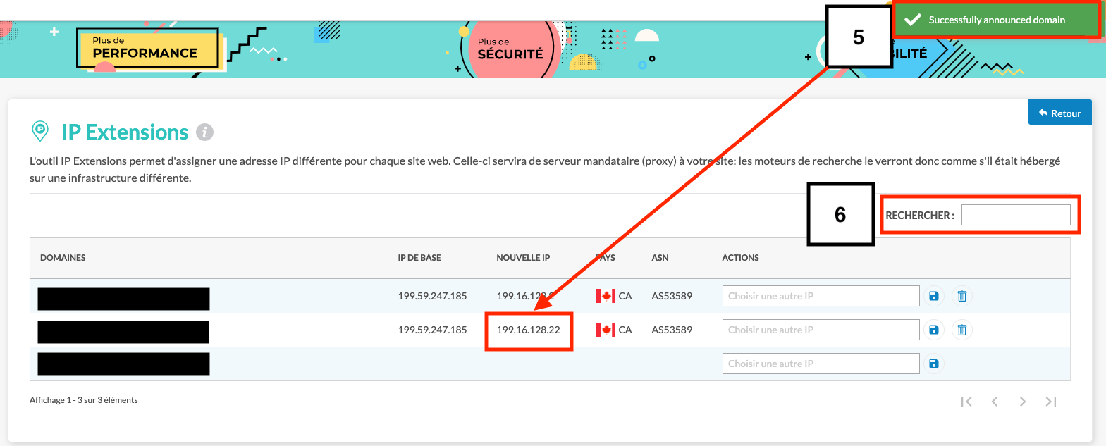 Comment employer l'outil « IP Extensions » N0C KB