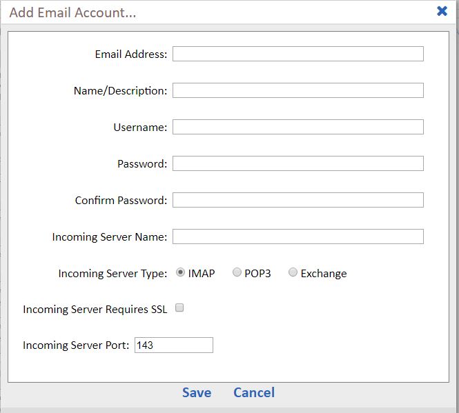 Q. How do you set up the email inbox? Advantage Knowledge Base