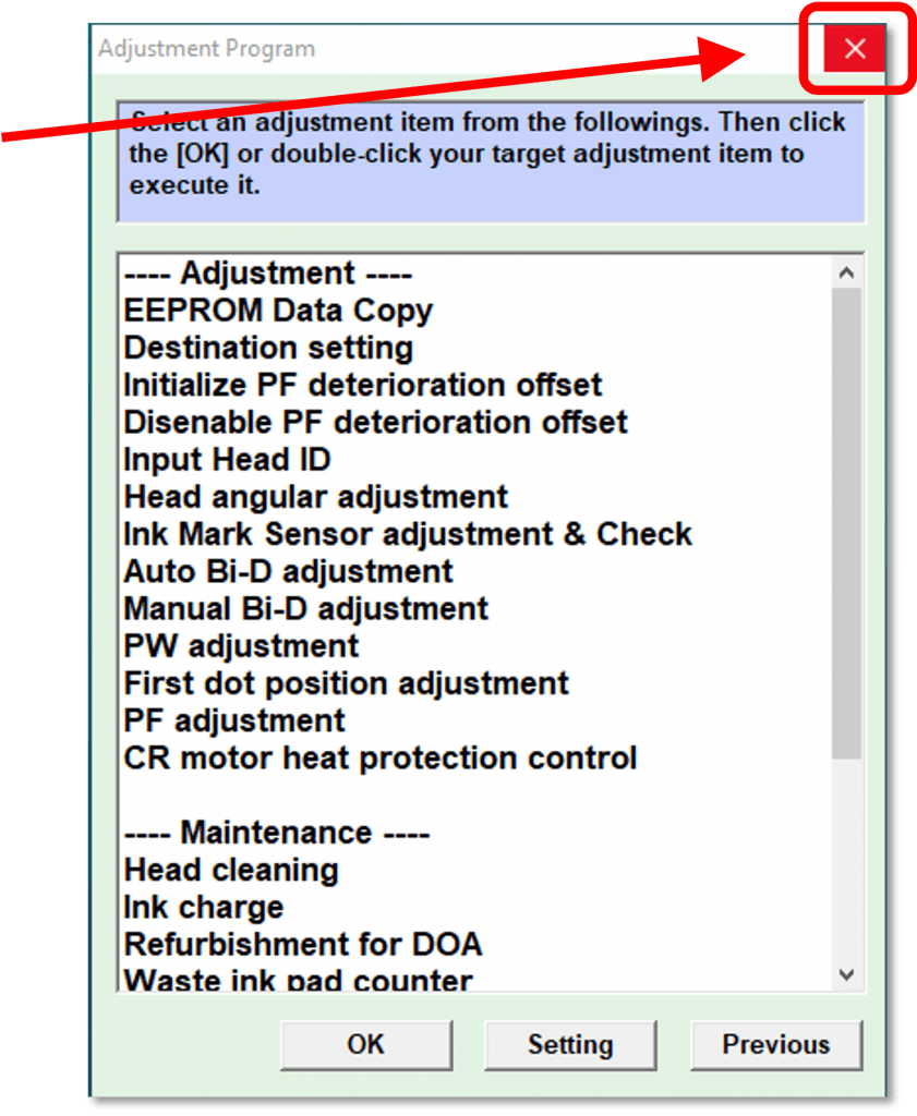 How To Reset the Waste Ink Pad Counter Knowledge Base