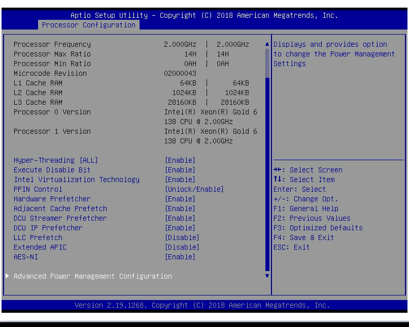 Xeon scalable BIOS & OS tuning — StorPool Knowledge Base documentation