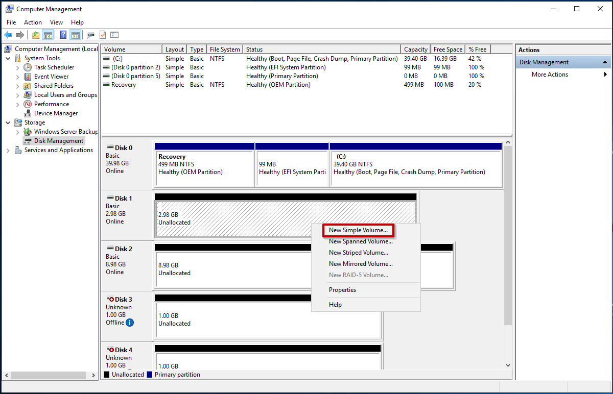How can I use LUNs as extra storage in Windows? Synology Knowledge Center