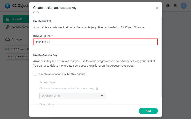 Manage buckets Synology Knowledge Center