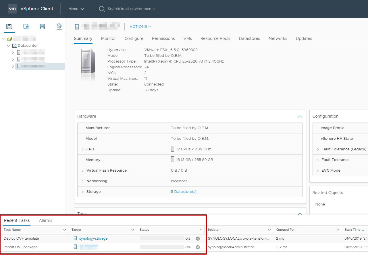How to install Synology Storage Console in your VMware environment