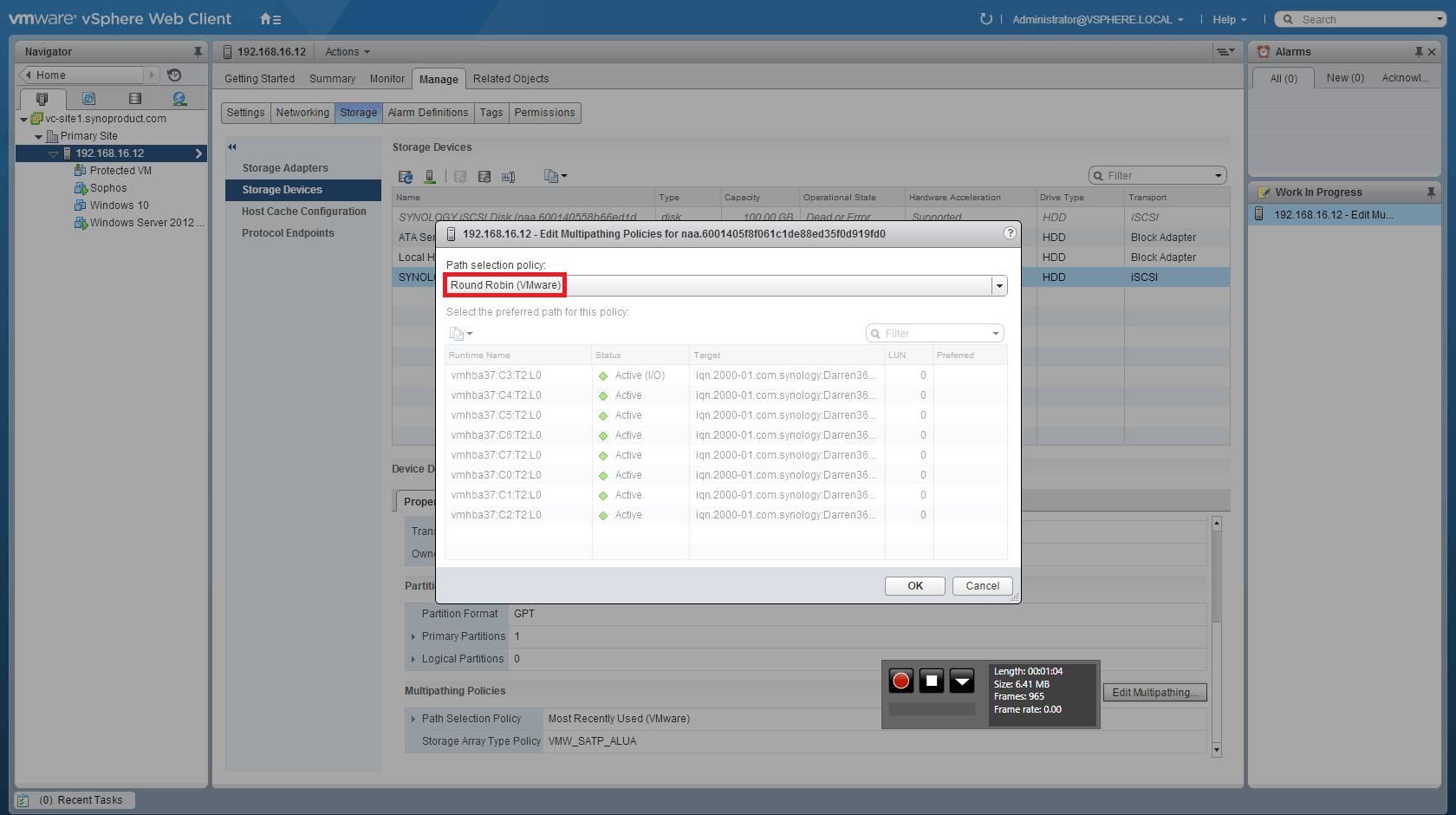 How to Use Port Binding to Configure Multipathing on VMware for