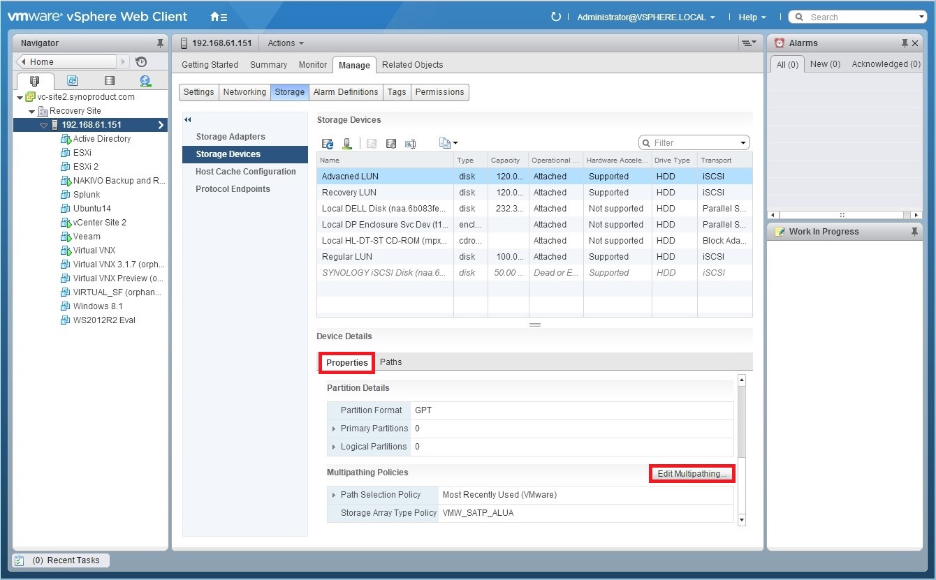 How to Use Port Binding to Configure Multipathing on VMware for