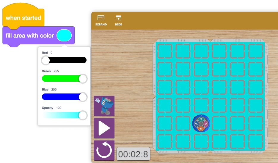 Using the Pen on the VR 123 Robot VEX Library