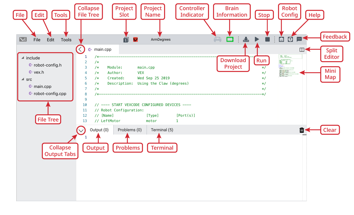 VEXcode Pro V5 Overview VEX Library