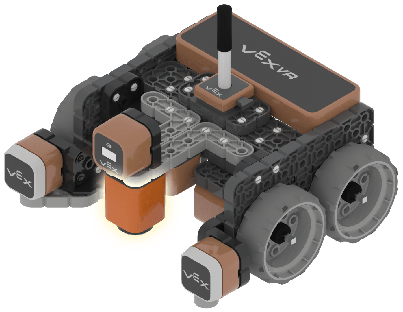 استخدام المغناطيس الكهربائي في VEXcode VR مكتبة STEM