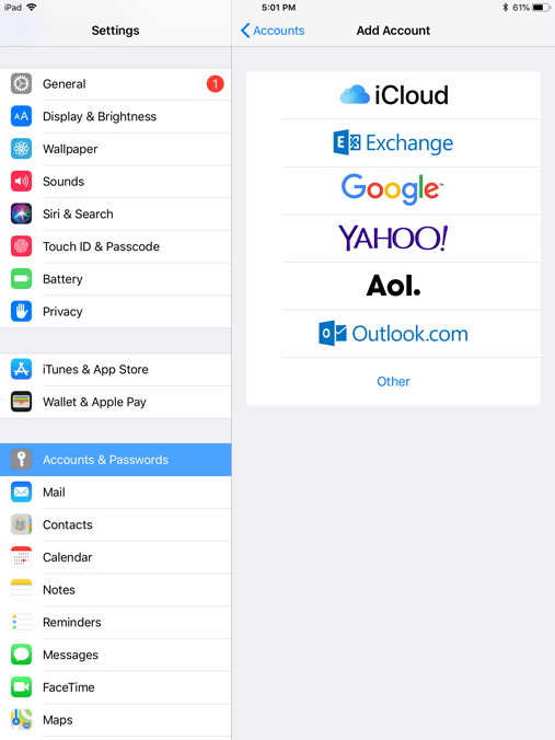 How to setup Email in Apple iPhone/iPad site Solution Knowledge Base
