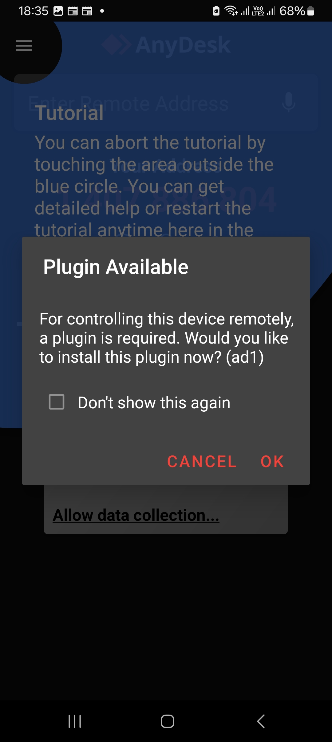 AnyDesk for Android Remote Support site Solution Knowledge Base