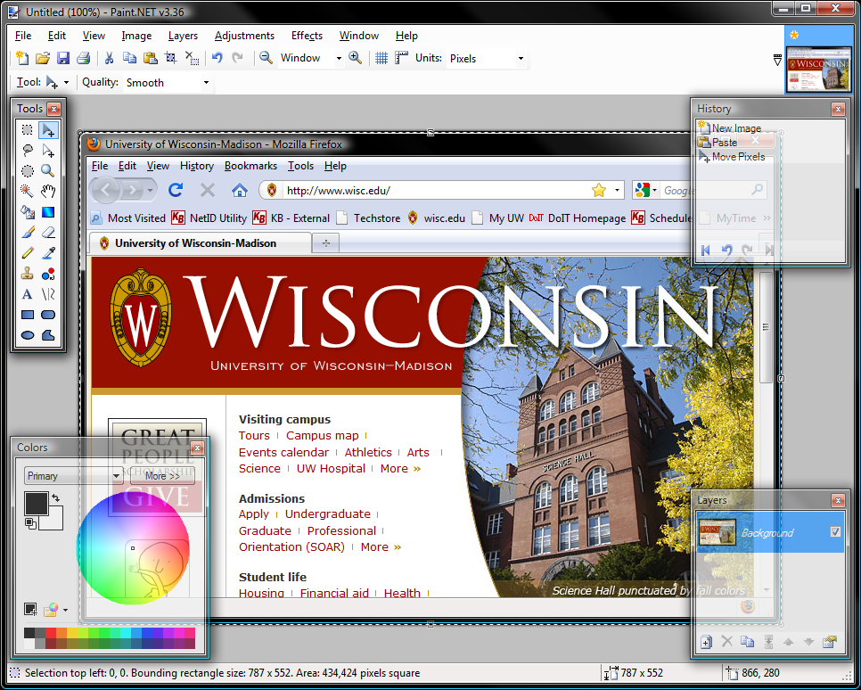 Capturing and Editing Screenshots