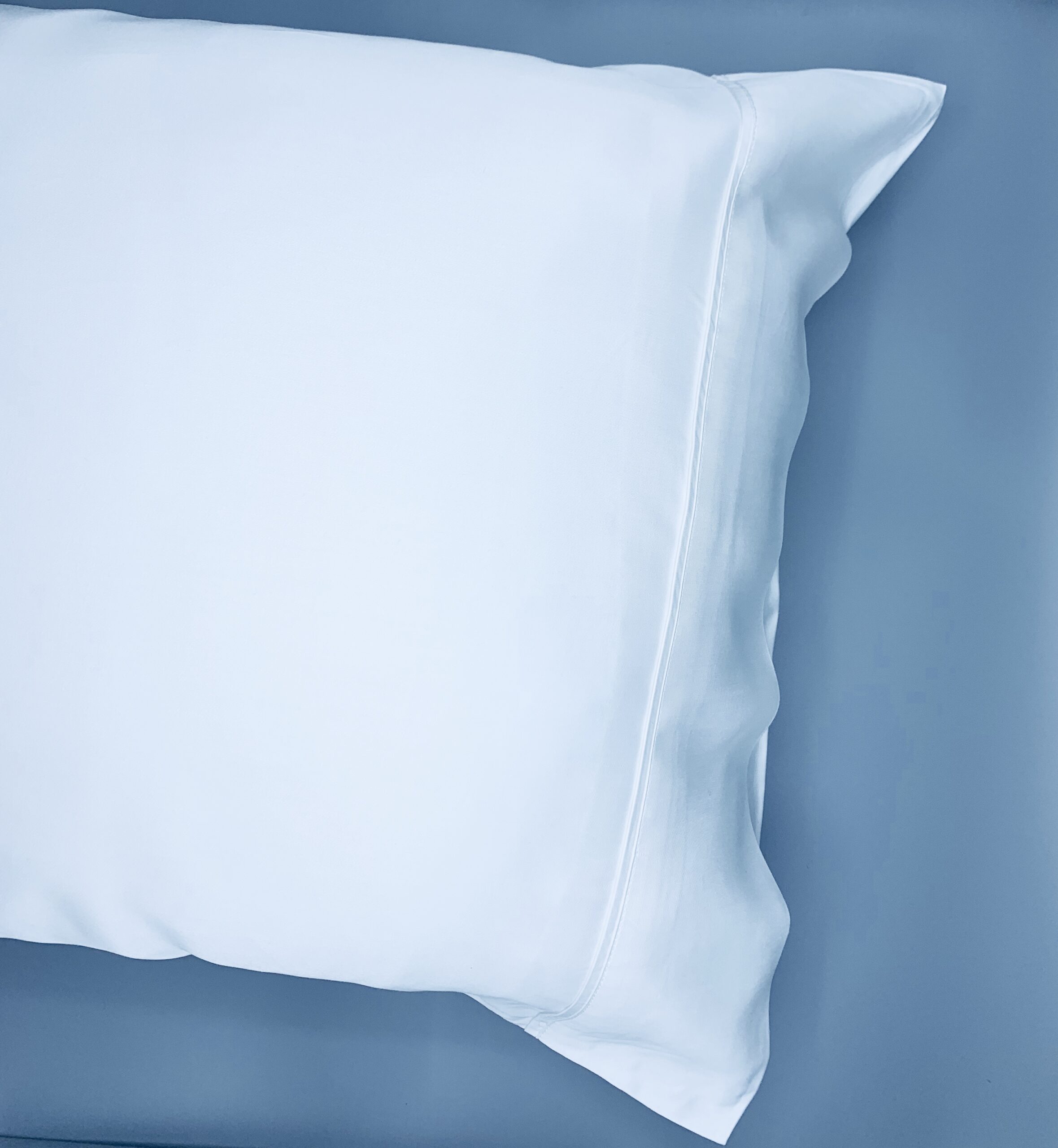 Pillow case set (Two pillow Cases)White Bamboo Carefree Sleep