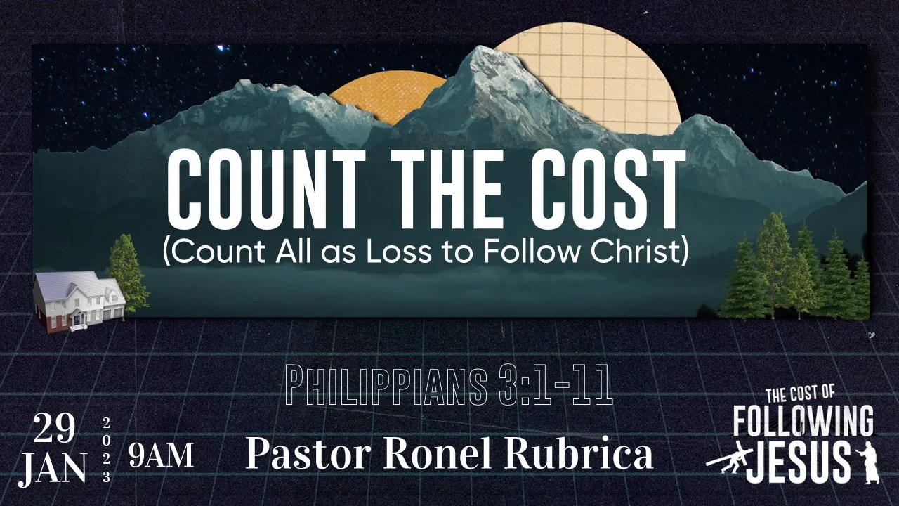 Count the Cost Kamuning Bible Christian Fellowship
