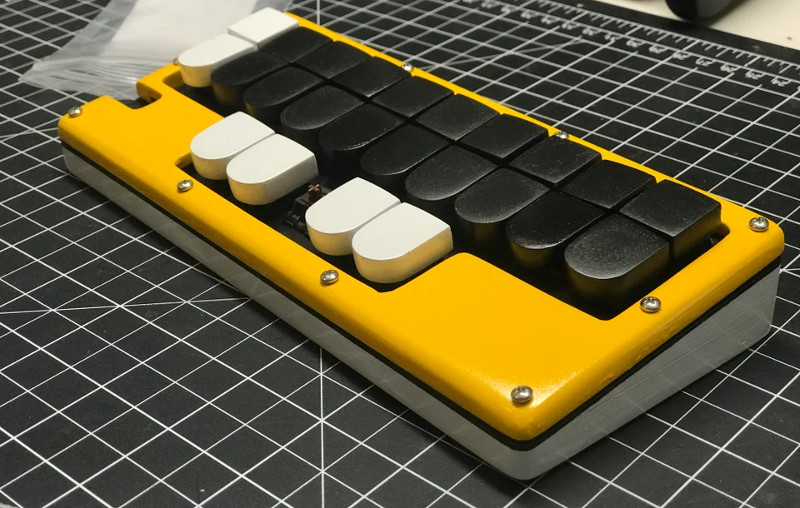 3D printed steno keyboard