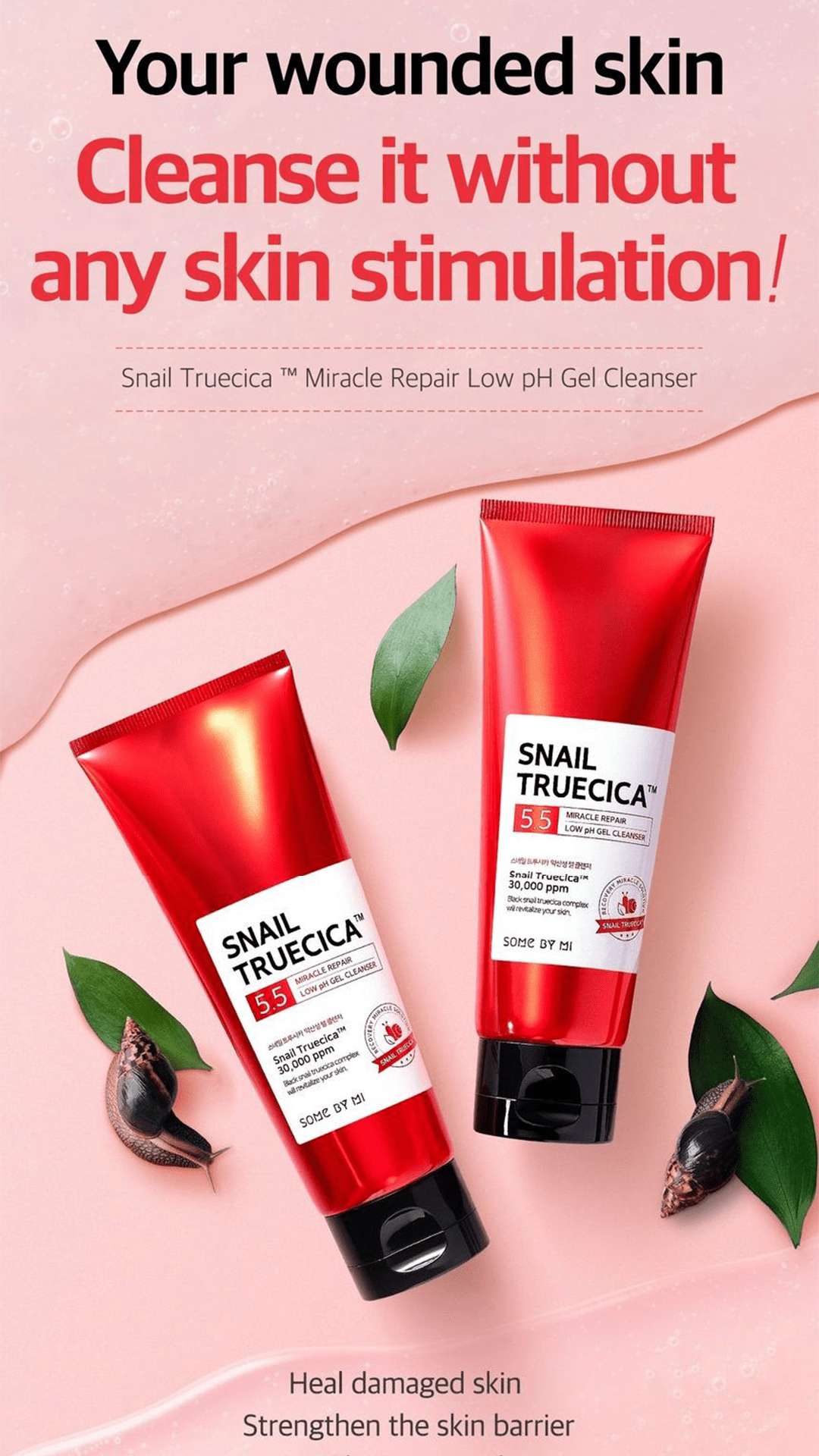Some By Mi Snail Truecica Miracle Repair Low PH Gel Cleanser Best