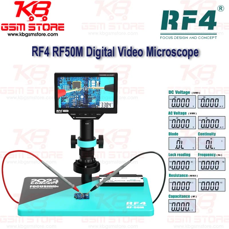 RF4 RF50M Digital Video Microscope KB GSM STORE