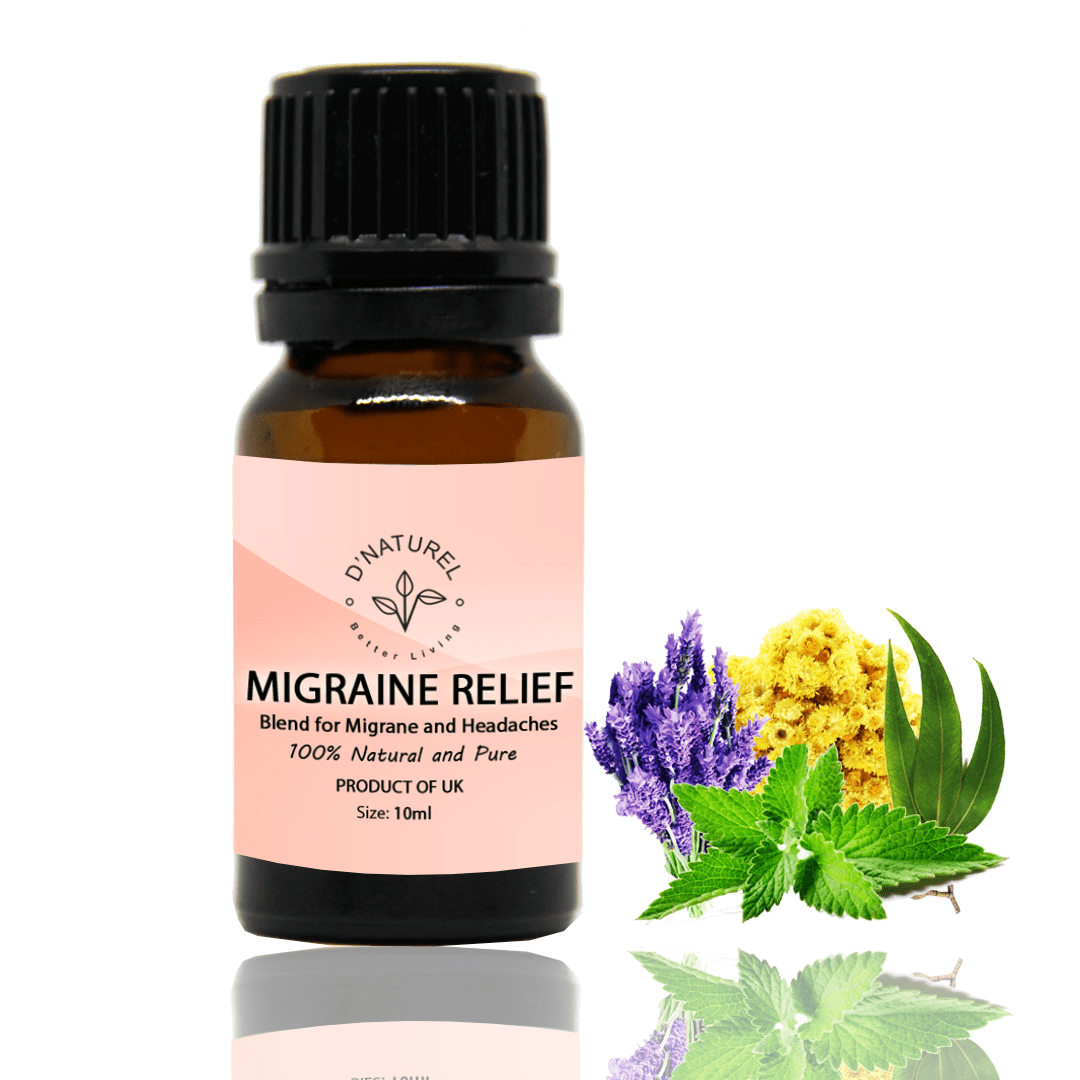 D'NATUREL MIGRAINE RELIEF ESSENTIAL OIL BLEND KBI Direct