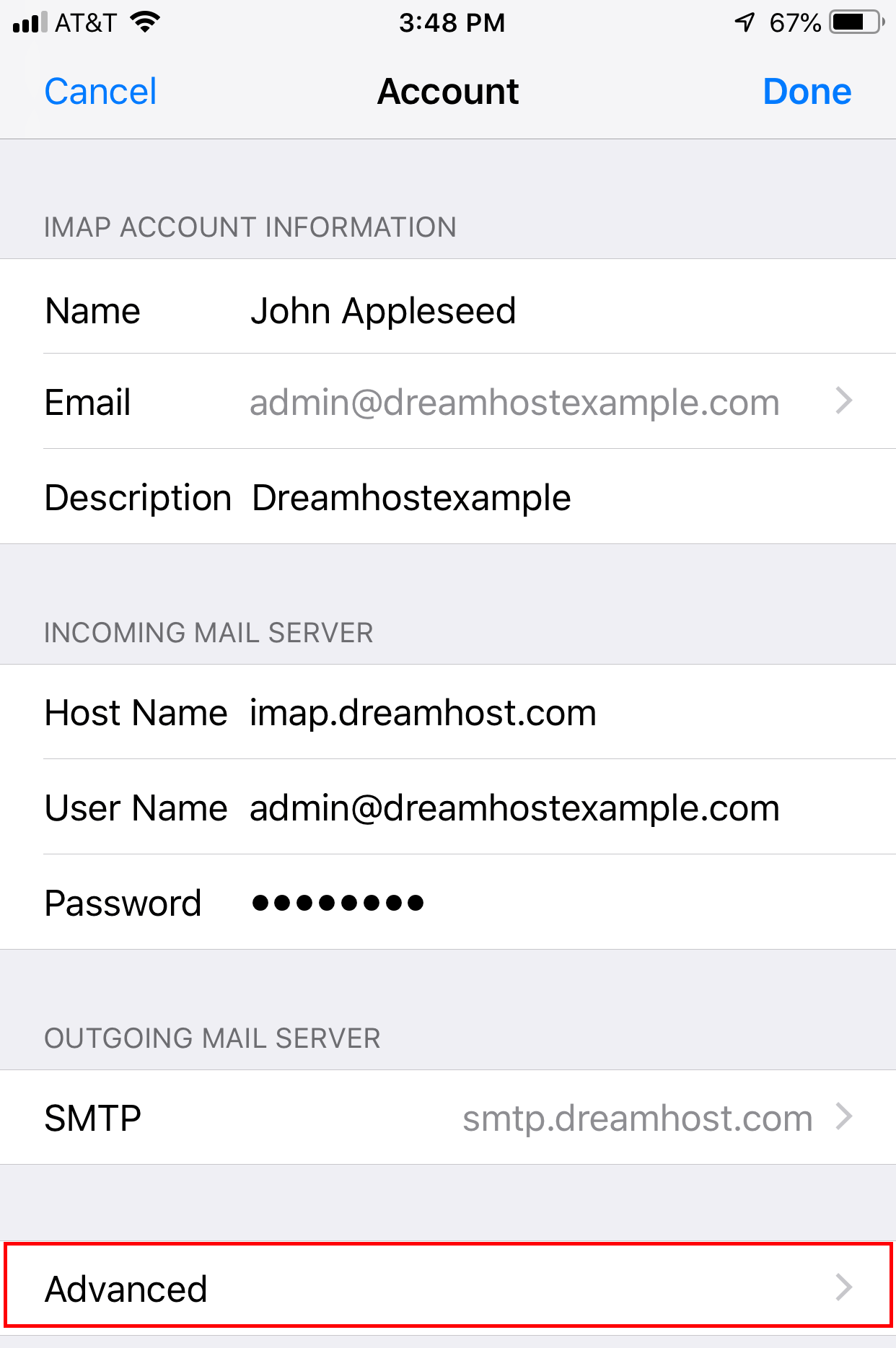 How to set up email on an iPhone DreamHost Knowledge Base