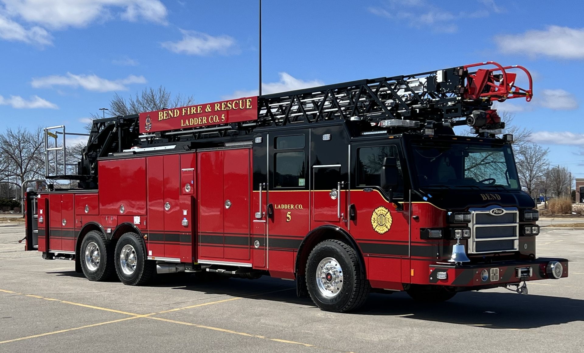 Bend Fire Celebrates New Ladder Truck