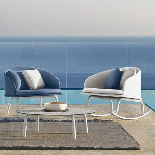 Talenti Cleo Soft Aluminum Rocking Chair KB Patio Furniture