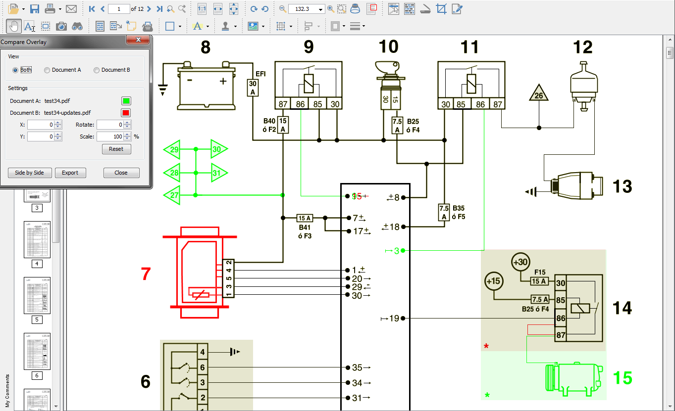 Overlay Comparison of PDFs and Drawings PDF Studio Knowledge Base