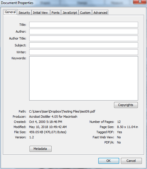 PDF Document Tag Explorer PDF Studio Knowledge Base