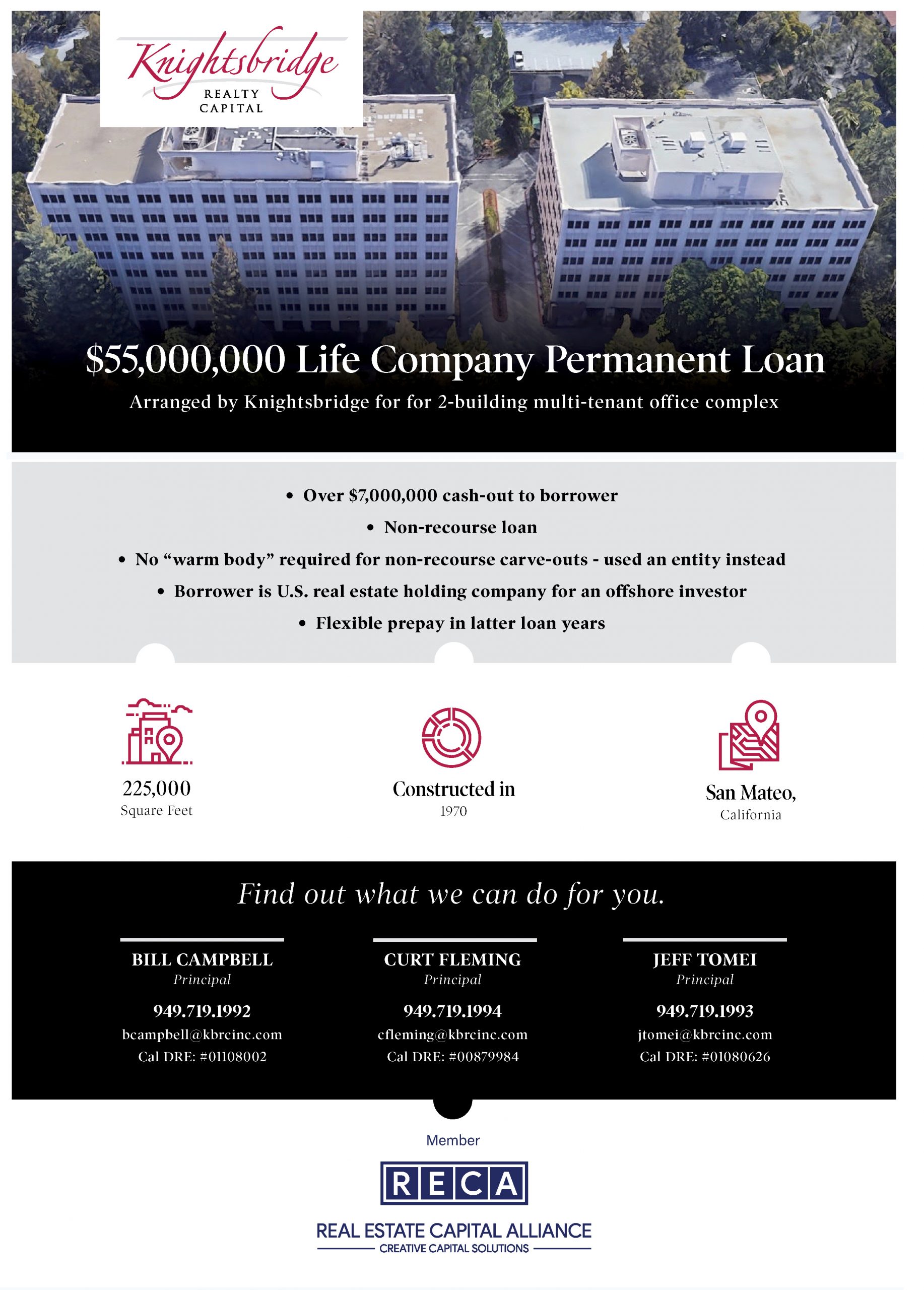 Knightsbridge Realty Arranges 32,000,000 Life Company Permanent Loan