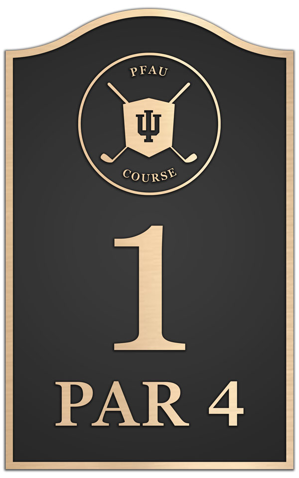 Golf Course Tee Signs K Bronze