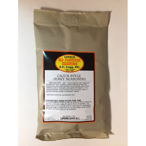 Leggs Cajun Jerky Seasoning 132 Kent Butchers' Supply Co.