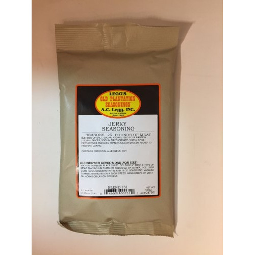 Leggs Jerky Seasoning 131 Kent Butchers' Supply Co.