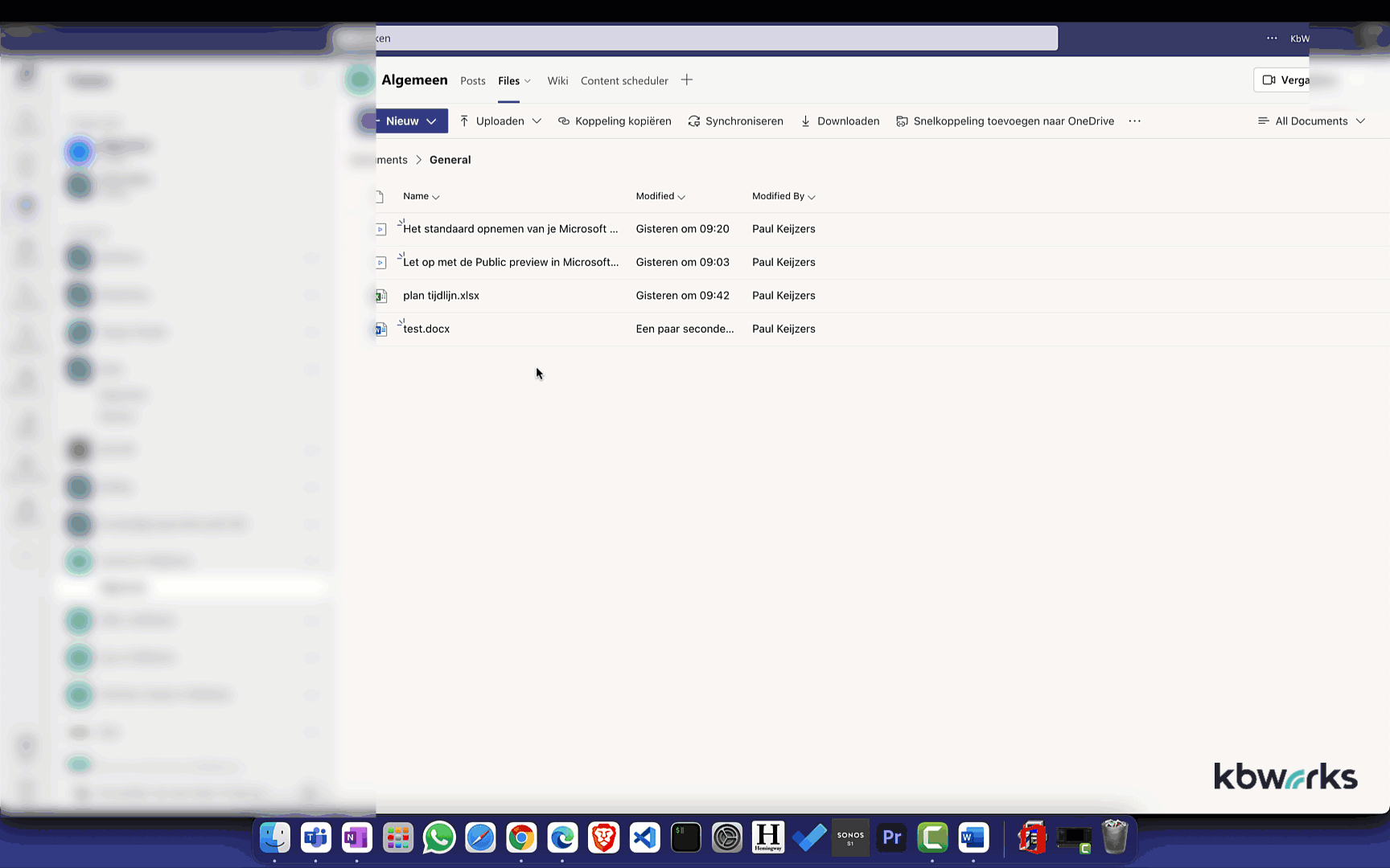 Microsoft Teams bestanden standaard openen in Word op je pc
