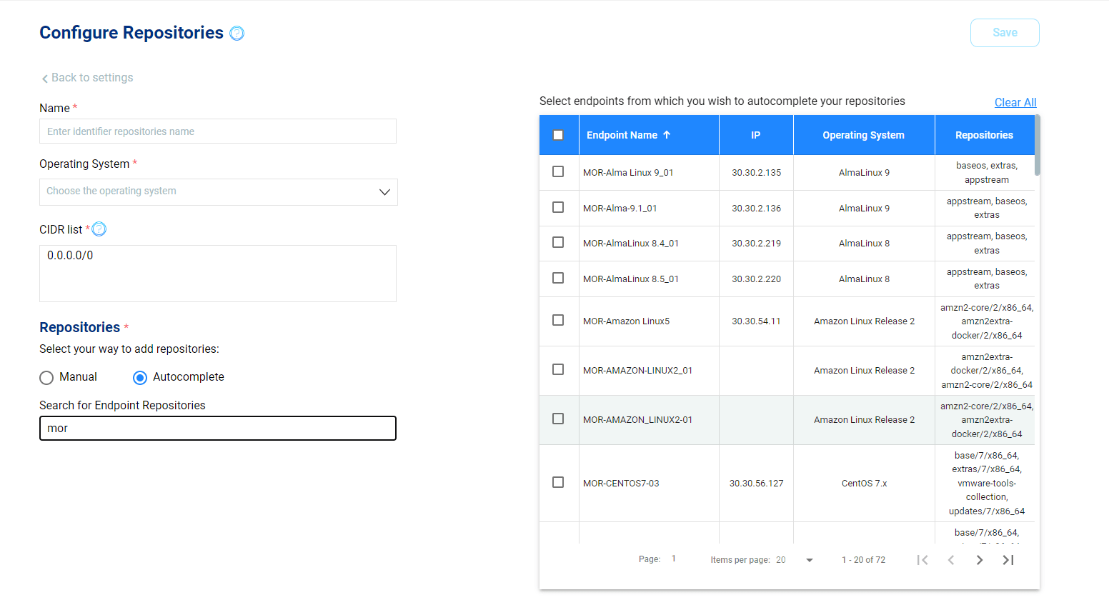 Endpoint Readiness Settings JetPatch