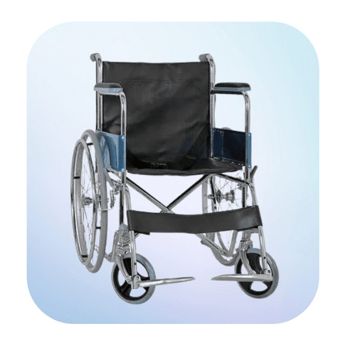 Steel Wheel Chair KCare Devices