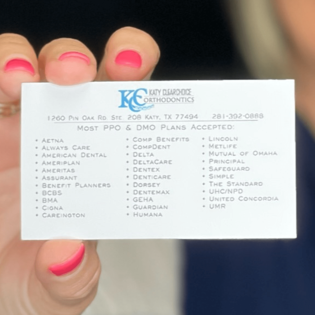 3 Orthodontic Insurance Tips Katy ClearChoice Orthodontics