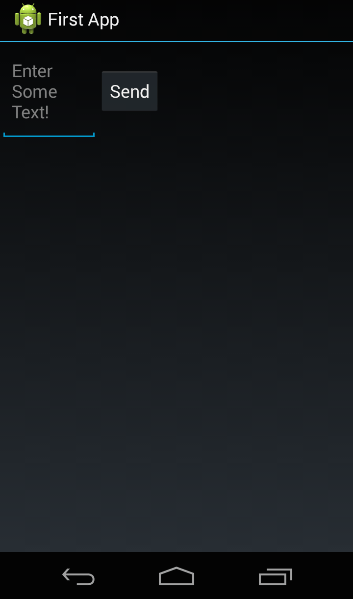 Building a Simple User Interface Programmatically