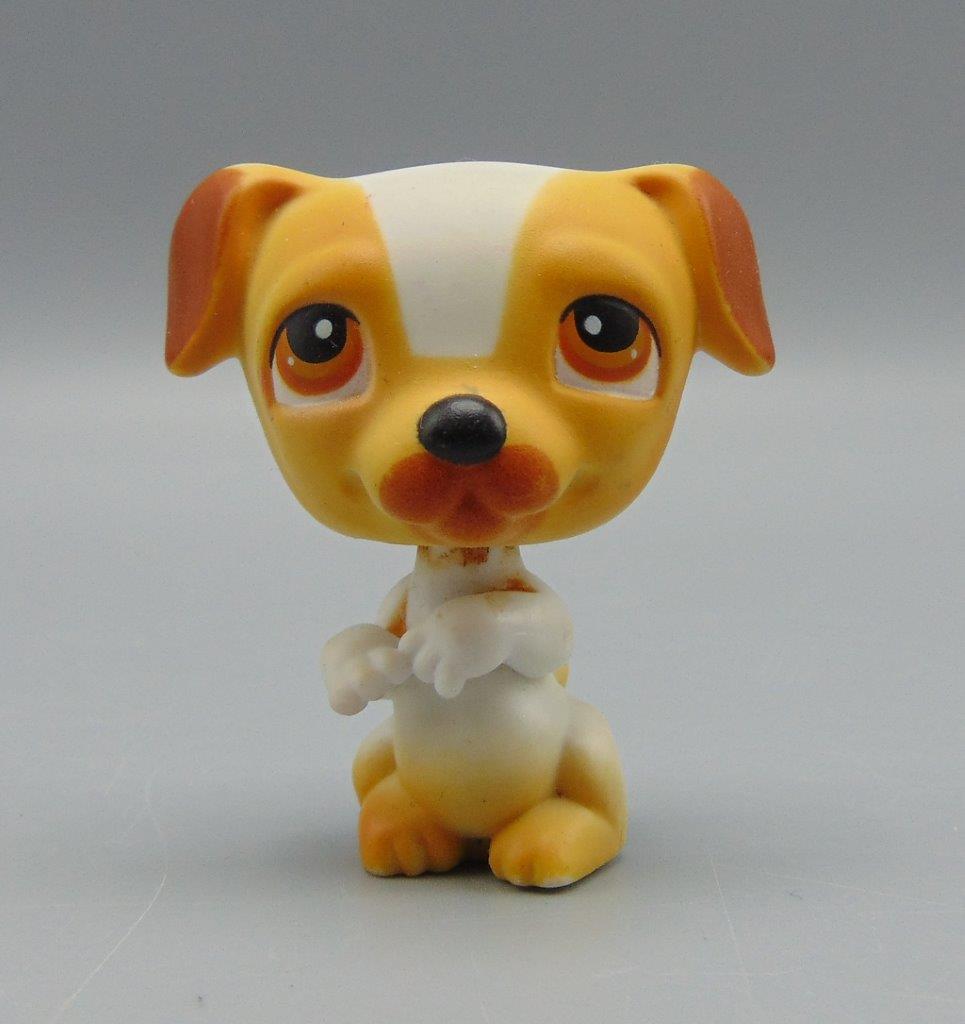 Littlest Pet Shop 40 Doggie Diner Jack Russell Tan/White/Brown Dog