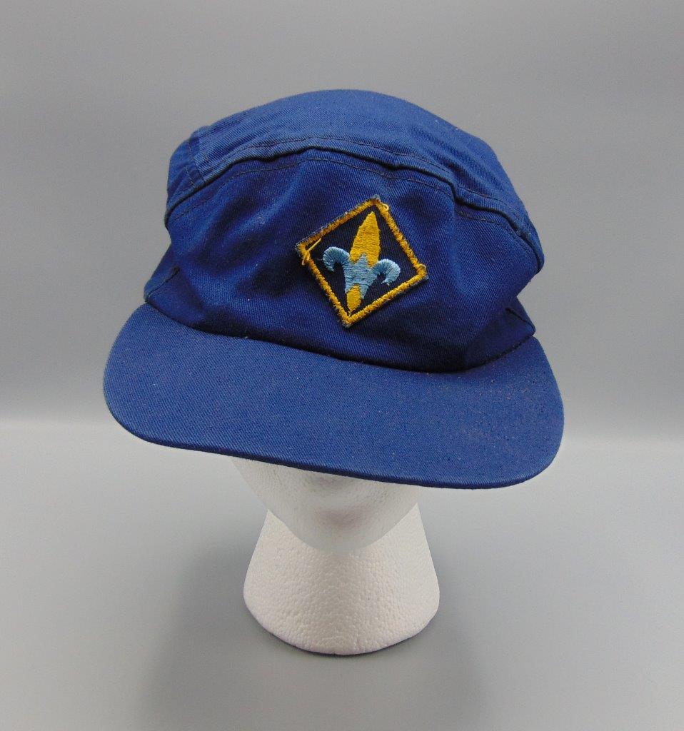 Vintage Boy Scouts BSA 1970's Blue Baseball Style Hat/Cap elos Patch