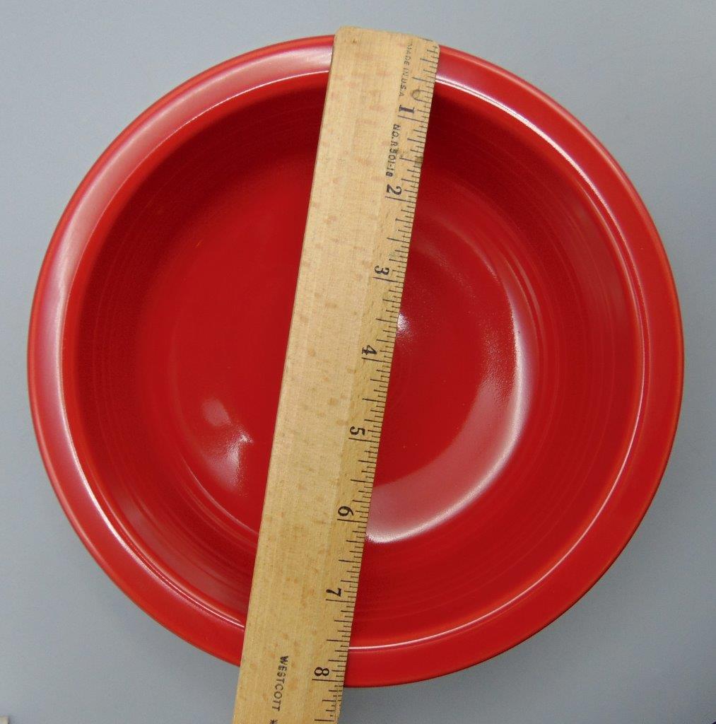 Fiesta Fiestaware Scarlet Red 8" Round Vegetable Serving Bowl p86 KC's Attic