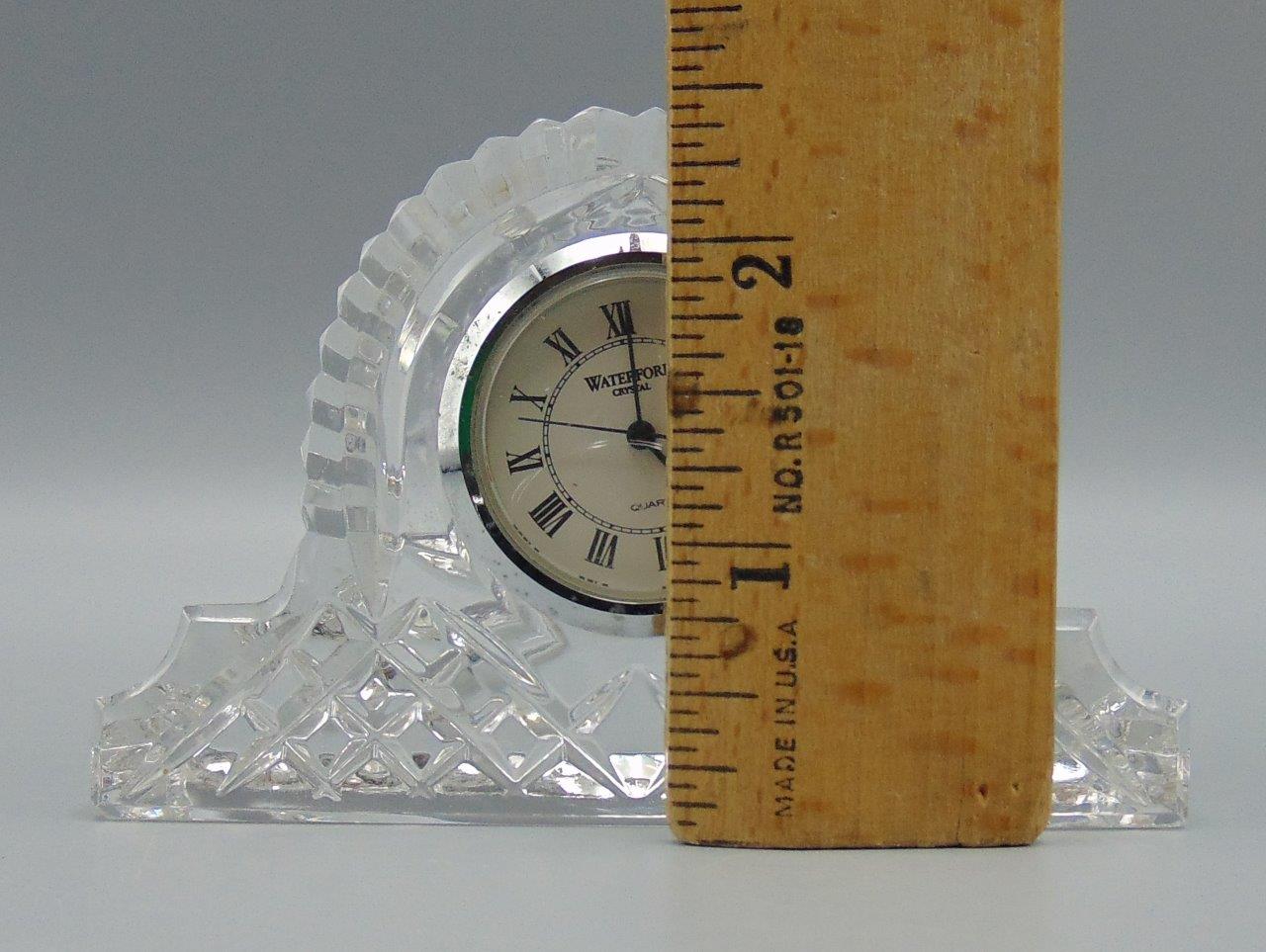 Waterford Crystal Quartz Cottage Clock KC's Attic