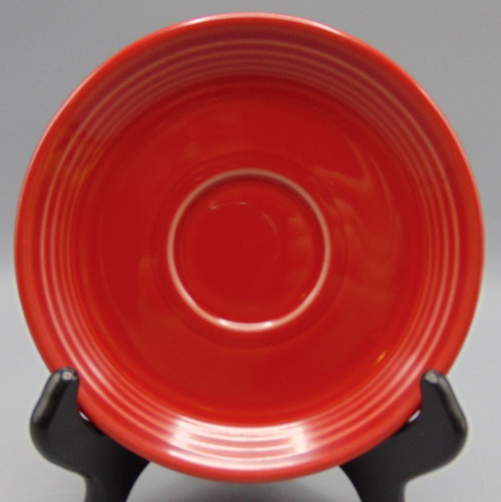 Fiesta Fiestaware Scarlet Red Saucer p86