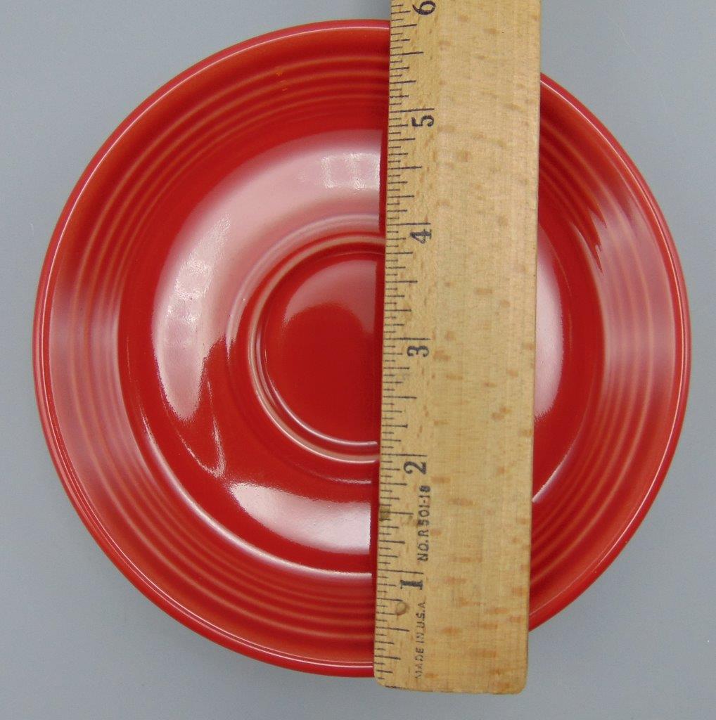 Fiesta Fiestaware Scarlet Red Saucer p86