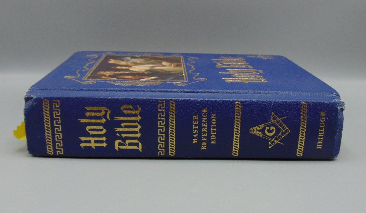Vintage Prince Hall Masonic Lodge Freemasonry HOLY BIBLE KJV Master