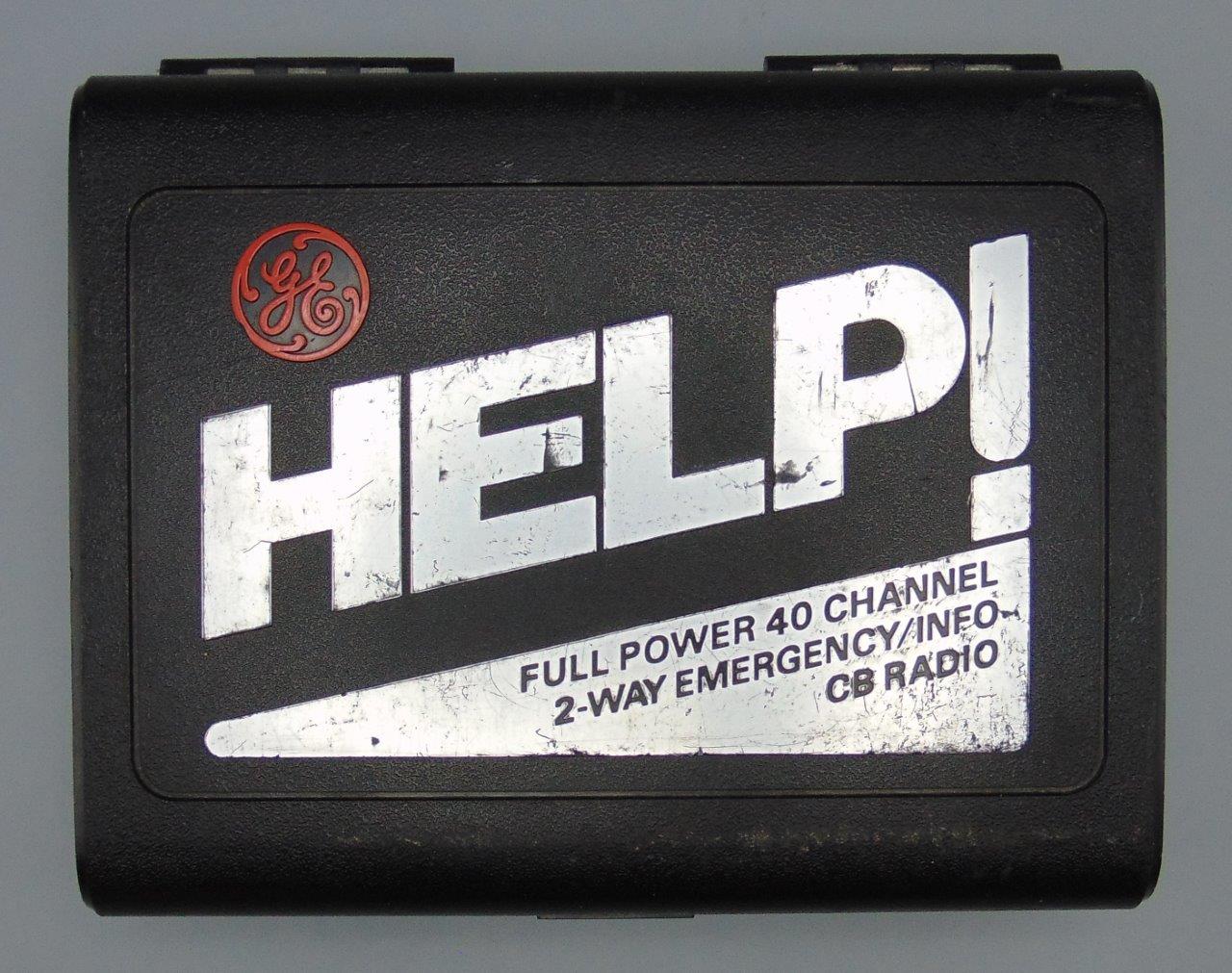 General Electric Help! Full Power Channel 40 2-Way Emergency/Info CB Radio