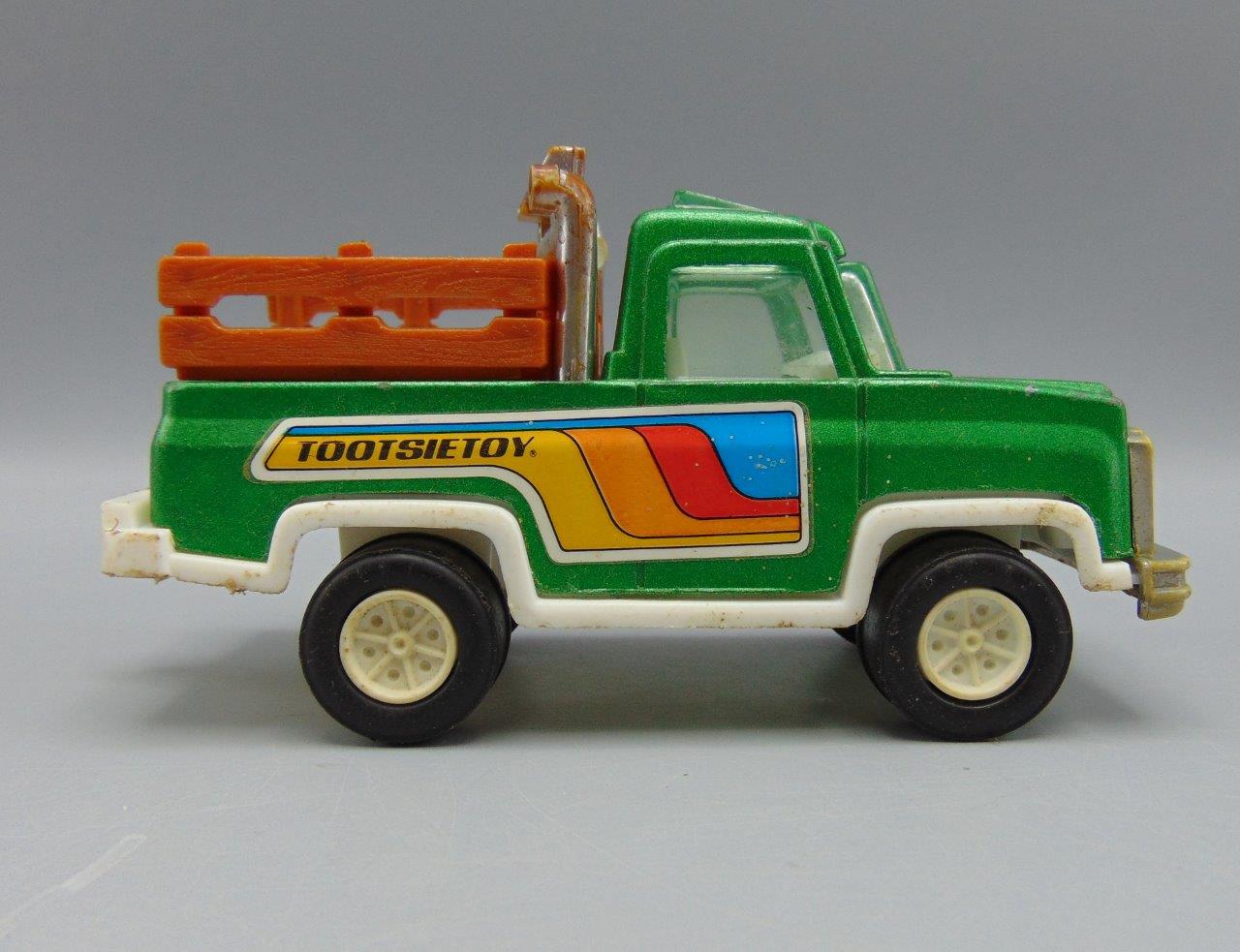 Vintage Tootsie Toy Green Pickup Truck