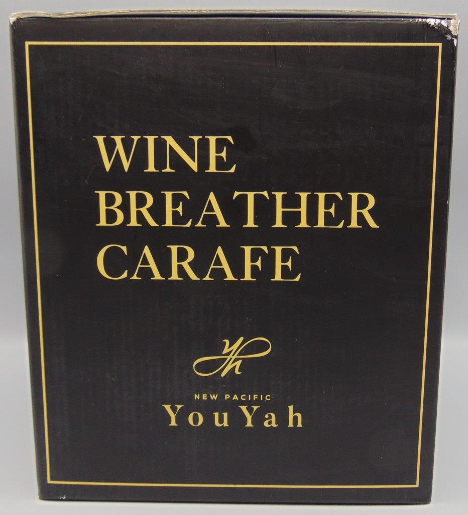 YouYah Wine Decanter Breather Drying Stand Stopper