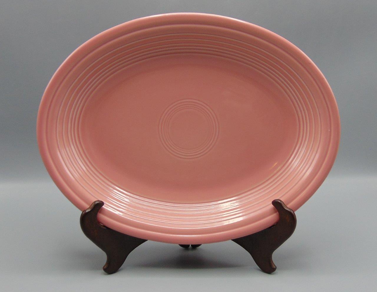 Fiesta Fiestaware Rose 11 1/2" Oval Serving Plate Platter