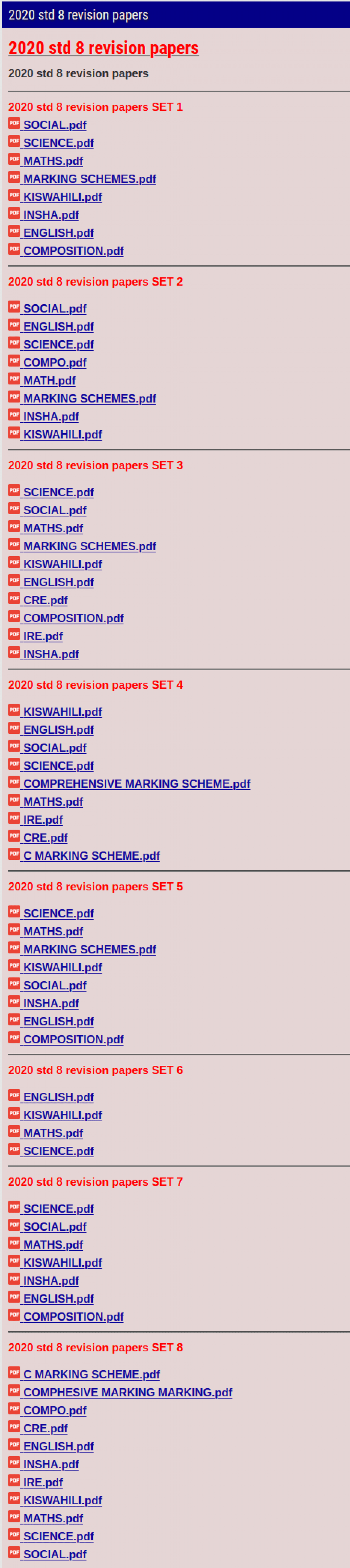 Kcpe 2018 Best Kcpe Composition Samples Pdf Kcpe Past Papers