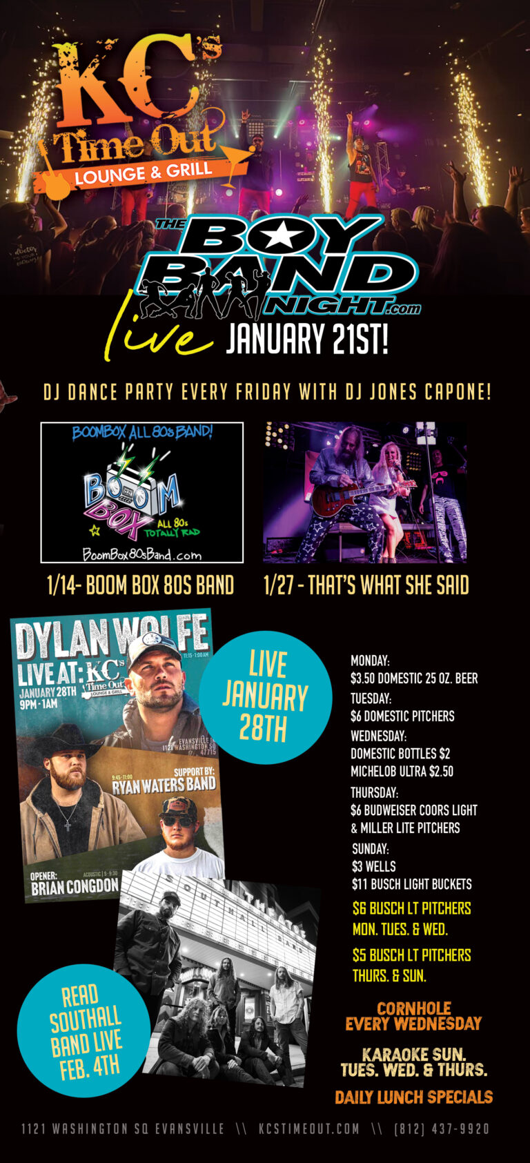 Great Bar Evansville KC's Timeout Lounge